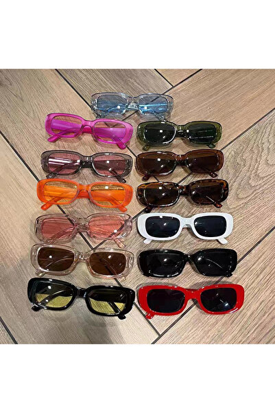 Choice تظهر الصور 13 قطعة 13 قطعة نظارات شمسية صغيرة مربعة للنساء نظارات شمسية ريترو للرجال ماركة كلاسيكية للسفر R