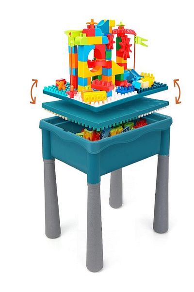 rexa 5-in-1 Kids Activity Table with Marble Run, Sand & Water Play