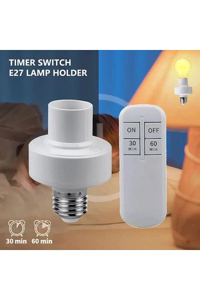 Choice E27 Lamp Holder Wireless Remote Control Lamp Holder Timer Switch LED Light Bulb Socket E27 Long Dist