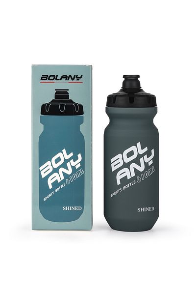 Choice Grey BOLANY 610ML Sports Bottle Rubber Paint Plastic Bicycle Water Bottle Portable Squeeze Drinking