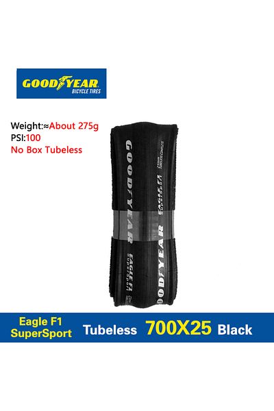 Choice Foldable F1SS-700x25C-TLR Goodyear Bicycle Tires Eagle F1 Supersport 700x28C Tubeless/Tube Road Bike