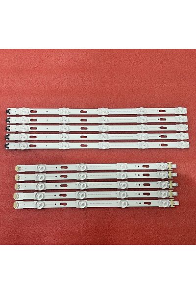 Choice Kit 10pcs For 1 TV LED Backlight Strip for Samsung UE40JU6060K UE40JU6050U UE40JU6000W UE40KU6100W U