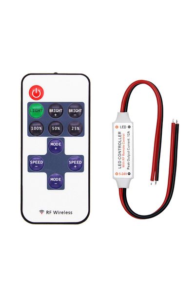 Choice 11key DC5-24V Mini 11Keys RF Wireless Led Remote Controller Led Dimmer Controller For Single Color L