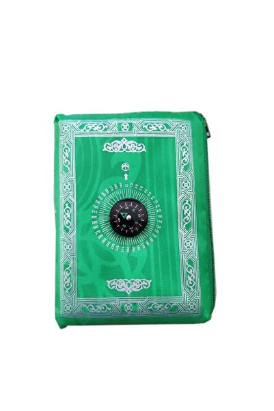 Choice سجادة صلاة صينية 60×100 سم، مصنوعة من البوليستر الأخضر الفاتح، قابلة ل...