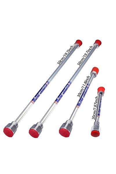 Choice 4pcs black Various Sizes of Extension Poles, 4-Piece Set (2Nd + 11.8inch + 19.7inch + 19.7inch), Use