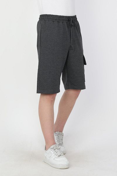 ASYAKİDS CLUB Boy's Summer Combed Cotton Sports Capri Shorts with Pockets