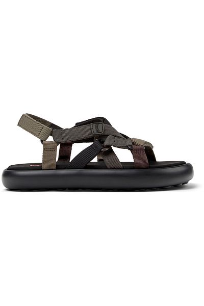 CAMPER Men's Multi-Color Fabric Hook And Loop Sandals with Breathable Soft Sole Pelotas Flota