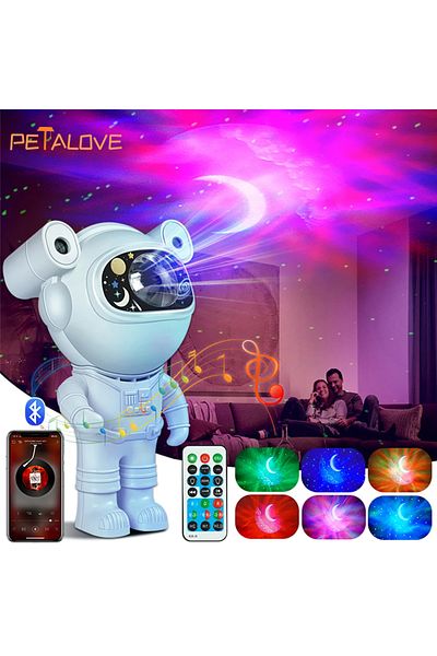 Choice With Music Astronaut Star Projector Galaxy Space Ceiling Projector Night Light Starry Nebula Ambient