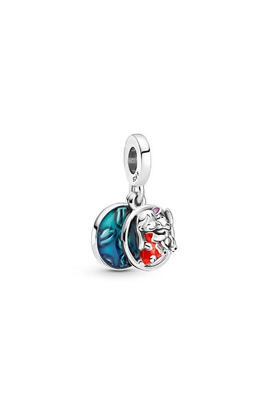Miniso 2005 Hot Selling Disney 100th Princess Pumpkin Car Mickey Minnie Elephant Charm Stitching Beads Suit