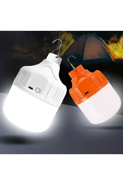 Choice White Portable USB Rechargeable LED Pendant Light High Brightness Waterproof Outdoor Lamp for Campin
