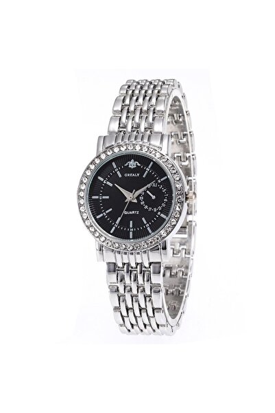 Choice silver black New Luxury Exquisite Women Quartz Watch Business Fashion ...