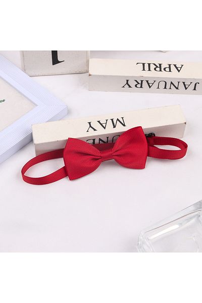 Choice 9.8-16.5inch 1 Pet Collar Adjustable Candy Color Bow Tie Collar for Cats and Dogs - Stylish Pet Acce