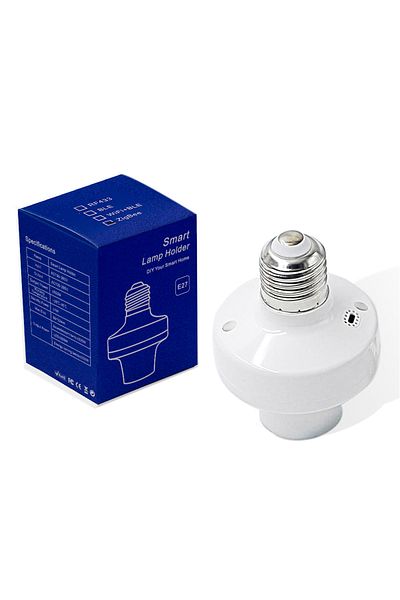 Choice 1pcs QIACHIP ZigBee Wifi Smart Lamp Holder E27 LED Light Bulbs Adapter Light Socket Via eWelink App
