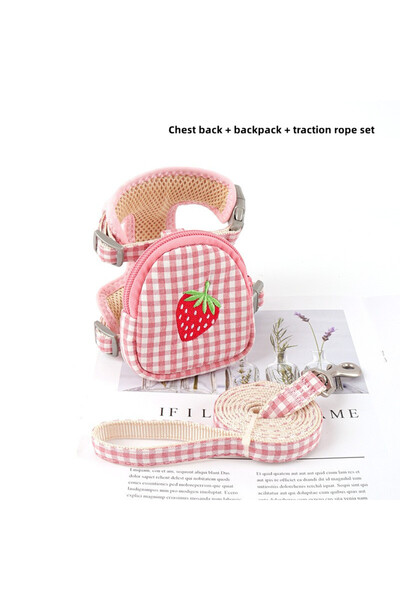 Choice حزام قطط S وردي A1 مع حقيبة ظهر لمنع الكسر وحزام صدر قابل للتهوية ومجم...