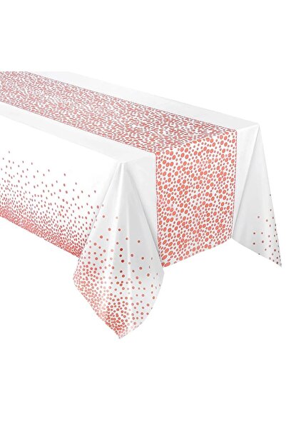 Choice 137X247cm style2 1pc Small Polka Dot Disposable Tablecloth,Thickened Waterproof PEVATablecloth, Home