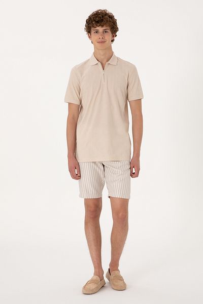 U.S. Polo Assn. Men's Stone Woven Shorts 50300135-Vr049