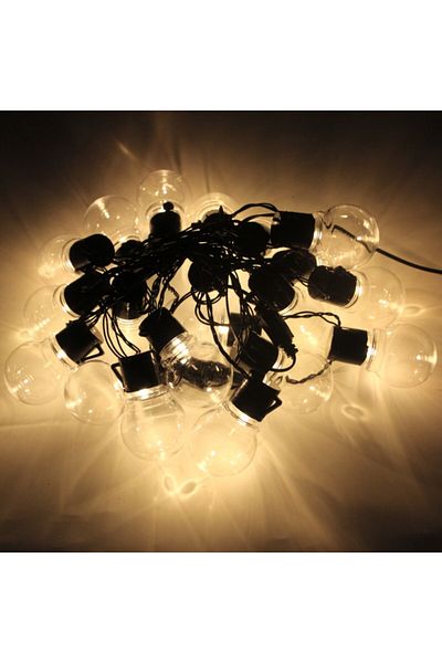 Choice Eu plug Warm White Clear G50 Globe Bulb LED Fairy String Light Outdoor Lights Street Wedding Garden