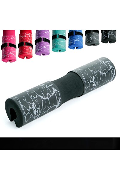 Choice وسادات كتف رمادية سميكة غير قابلة للانزلاق لتمارين رفع الأثقال وتمارين القرفصاء وتمارين القوة