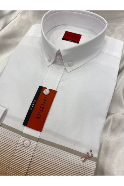 Sarar İNTERVİEW DOKUMA DESENLİ GÖMLEK