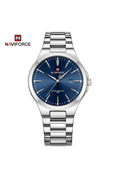 Naviforce ساعات رجالية أنيقة بتصميم أصلي من SBE، مصنوعة من الفولاذ المقاوم لل...