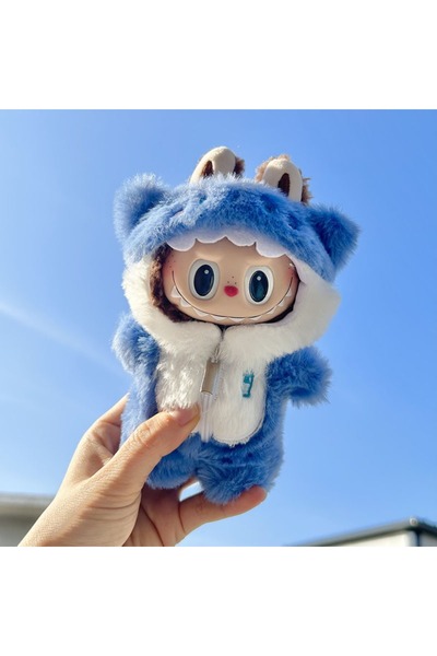 Choice لا دمية ملتصقة القرش الأزرق Kawaii Shark Onesie لدمية صغيرة 17 سم ملاب...