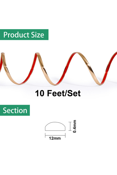 Choice 1 لفة VS008 1 لفة ملصق ذاتي اللصق لإغلاق الأرضيات، بطانة مرنة لحواف ال...
