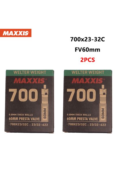 Choice 700x23-32 FV60 x2 2PCS MAXXIS WELTER WEIGHT Bicycle Inner Tube 26/27.5/29 Inner Tube Of Mountain Bik
