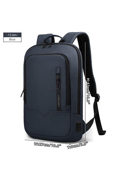 Choice Blue 15.6 Heroic Knight Laptop Work Backpack Slim Men Waterproof Multifunctional 15.6"17" Business T