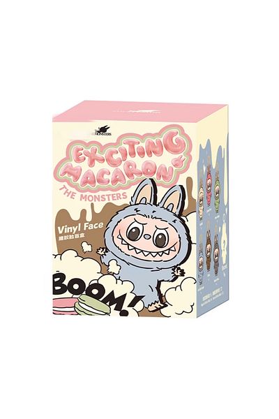 Choice 1 blind box Pop Mart 17cm Labubu Cloth Mysterious Blind Box Heart Beat Macaron Series Doll Labu Clot