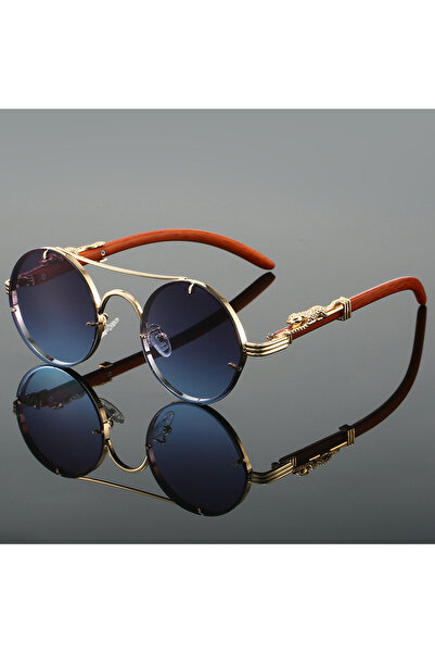 Choice كما هو موضح في الصورة، نظارات شمسية دائرية كلاسيكية من كامبت باللونين ...