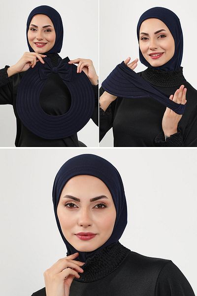 Aisha's Design 3-Piece Swimming Cap, Visor and Hat Set Hijab (Sea, Pool) Swimming Cap, St-1Sn, St-1Sn
