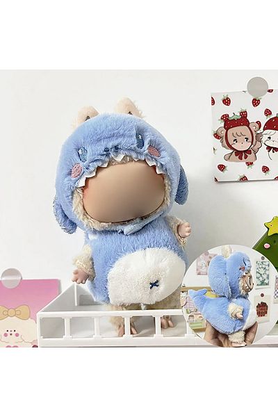 Choice A2 Cute Mini Plush Doll'S Clothes Outfit Only Clothing Accessories For 17cm Labubu Dolls Sweater Hoo