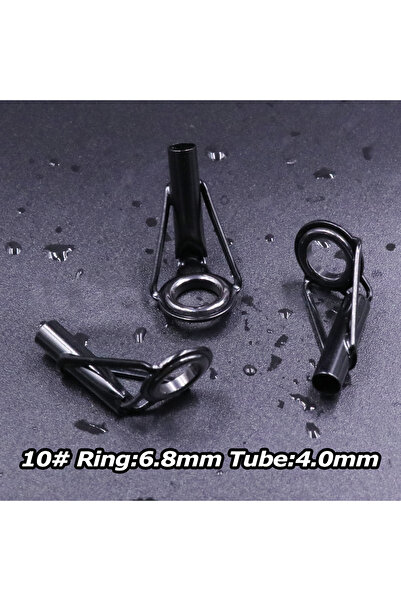 Choice مقاس 10 4.0 مم، 5 قطع، طقم إصلاح أدلة طرف قضيب الصيد، إطارات من الفولا...