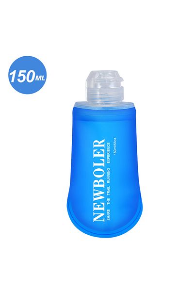 Choice BOT216 NEWBOLER 150ml 250ml 500ml Water Bottle TPU Folding Soft Flask Outdoor Sport Water Bag Collap