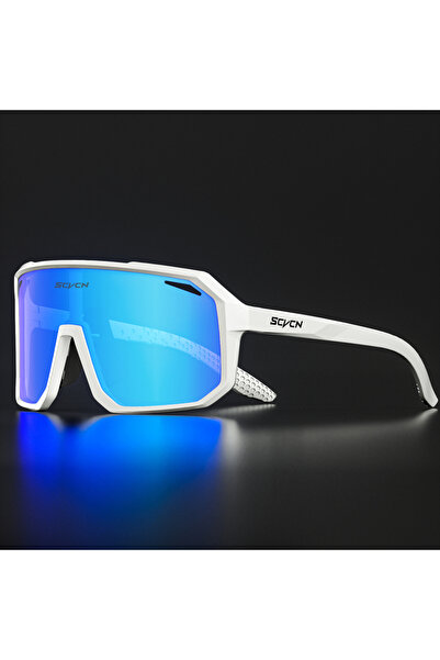 Choice نظارة شمسية لركوب الدراجات DZ-SC-X62-06 SCVCN للرجال، عدسات واحدة بدون...