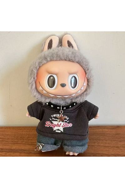 Choice no doll glasses 1 Labubu Clothes Doll American Hip Hop, V1 V2 Doll Clothing Accessories, Labubu Clot