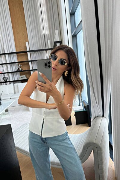 Hotfashion HALTER YAKA KOPÇALI BLUZ