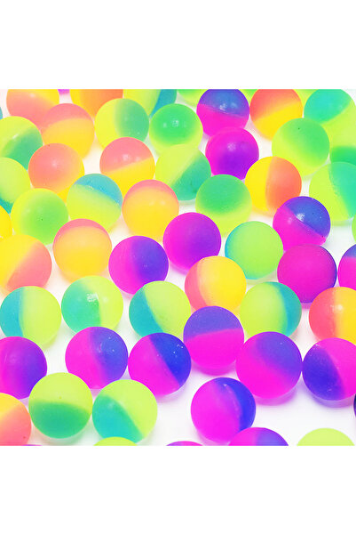 Choice 10 قطع - 10 قطع 25 مم لعبة كرة نطاطة خارجية للأطفال ألعاب حفلات هدايا عيد الميلاد بينياتا فيلر هال