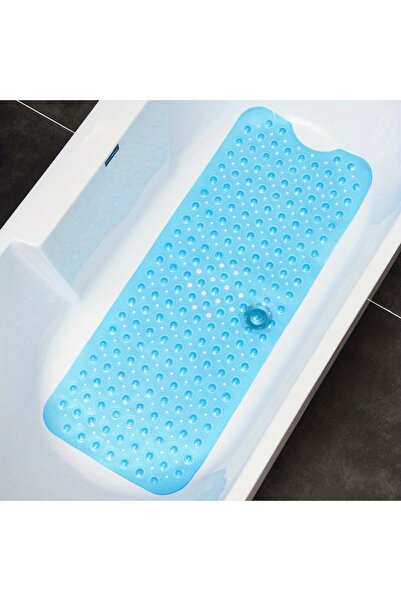 Choice سجادة استحمام زرقاء غير قابلة للانزلاق، قطعة واحدة، سجادة حوض استحمام ...