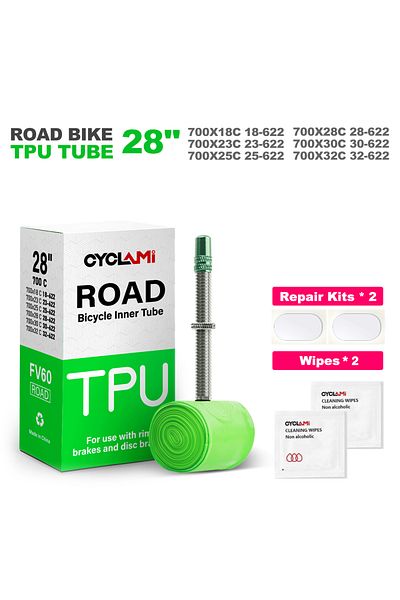 Choice Presta Valve 700c 80mm 18-32C 1pcs CYCLAMI Ultralight Bike TPU Inner Tube 700C 700 X 18 23 25 28 30