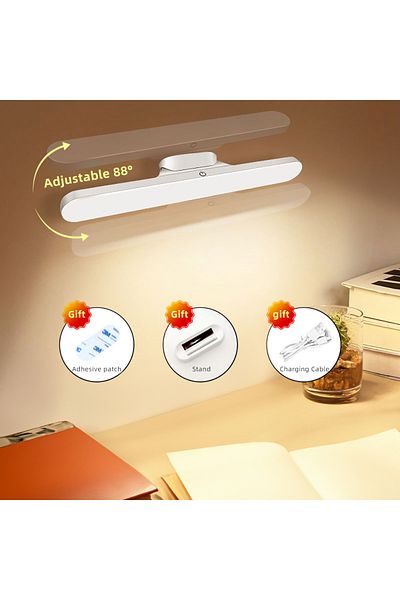 Choice White LED Makeup Lamp Light USB Eye Protection Rechargeable Portable Hanging Magnetic Lamp Touch Swi