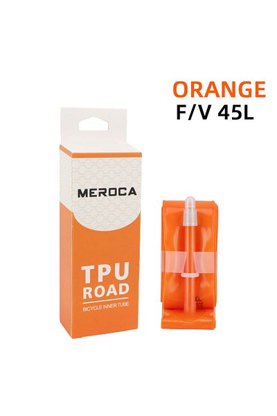 Choice Presta Valve 700c 23-35C Orange FV 45L MEROCA Road Bike TPU Inner Tube 700x23-32C FV 45L/65L/80L Ult