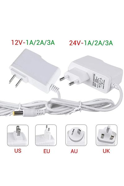 Choice 12V 1A EU AC 100-240V to DC 12V 24V 1A 2A 3A LED Driver Transformer 12 Volt Switching Power Supply A