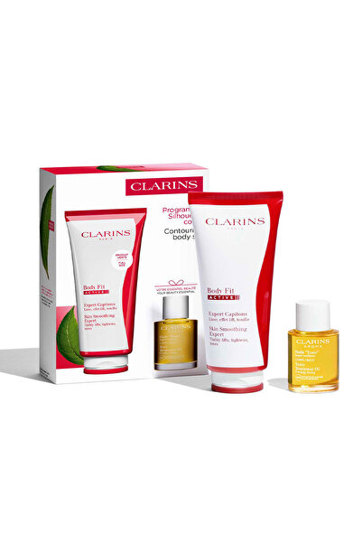 Clarins Sıkılaştırıcı Vücut Bakım Seti (Body Fit Active + Tonic Treatment Oil)