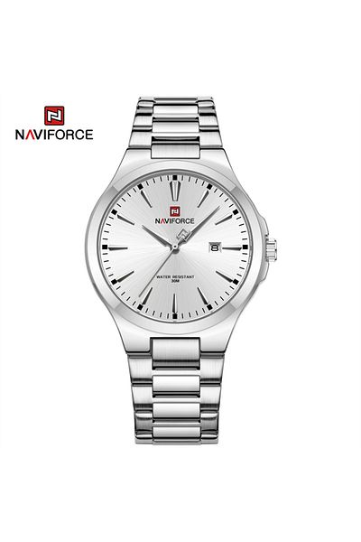 Naviforce SW NAVIFORCE Original Design Fashion Men's Watches Stainless Steel Simple Calendar Male Waterproof W