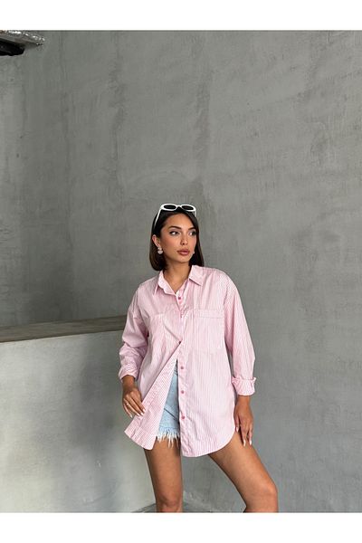 Miss Prova Cămașă cu mâneci oversize în dungi MISSGML2297