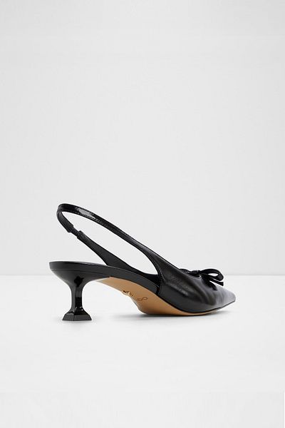 Aldo Luxuriant - Women's Genuine Leather Black Small Heeled Shoes