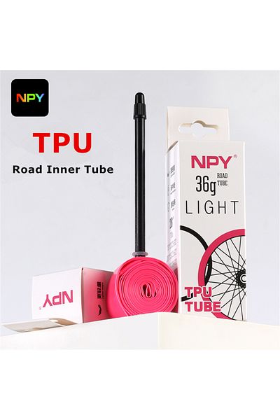 Choice 700c 45mm 36G-1ps NPY light 36g Tpu Bike Inner Tube 700C X18 25 28 32 35 37 40 Road Bicycle TPU Mate