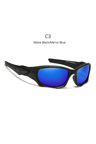 Choice Black Hard Case C3 Mirror Blue KDEAM Outdoor Sports Polarized Sunglass...