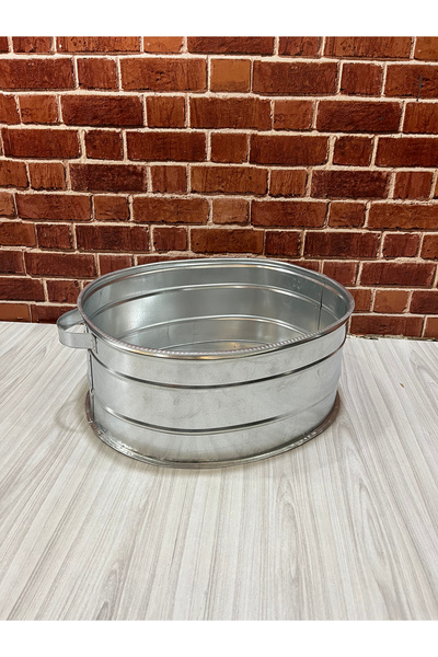 KAÇKAR KUZİNE SOBA ODUN KOVASI ORTA BOY KROM PASLANMAZ